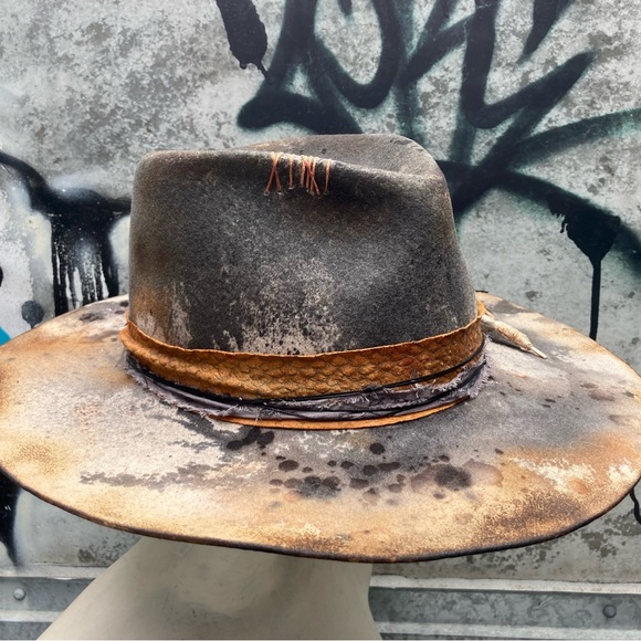 SOLD REBEL YELL Custom Dyed Festival Hat - Picture 9 of 17